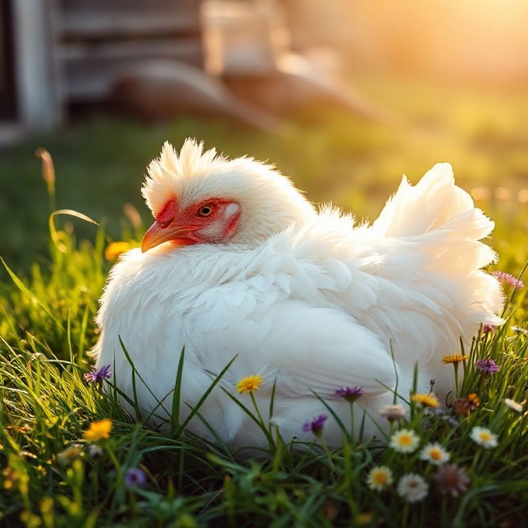 why do chickens fall asleep on their backs